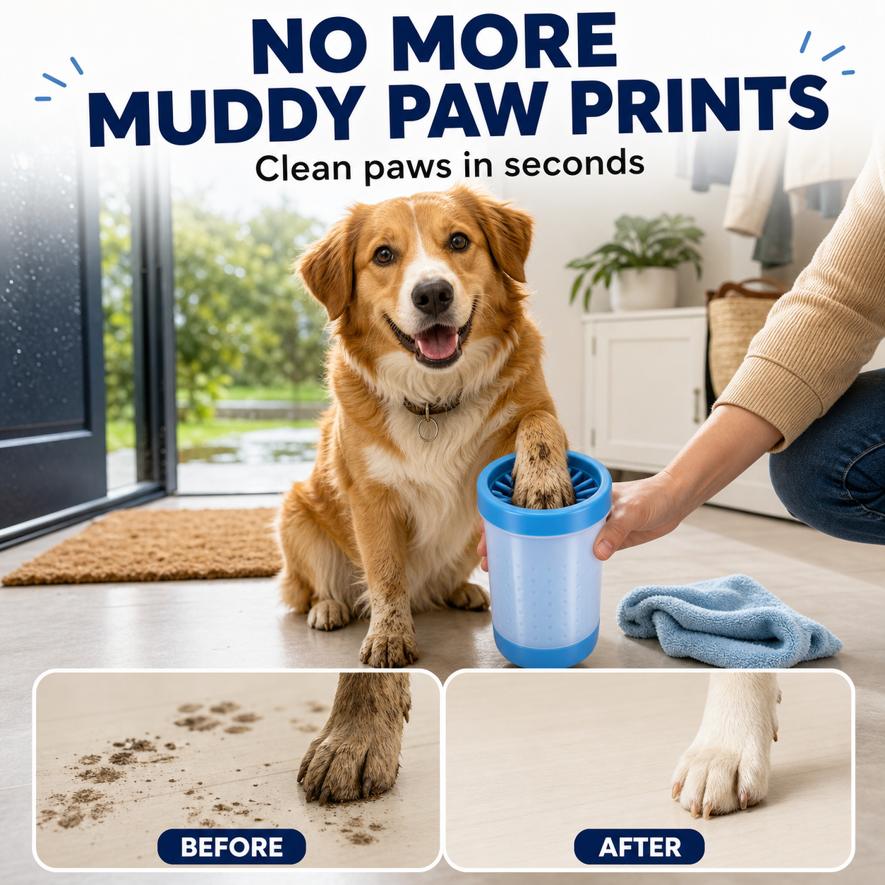 PawClean™ No-Mess Paw Washer