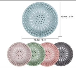 Hair Catcher and Drain Protector for Sink, Bath Tub, Shower, Laundry & Kitchen Thermo Plastic for Longer Life 5 Pack Easy to Use Great Colors